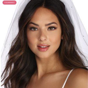 Windsor Rhinestone Trim Wedding Veil